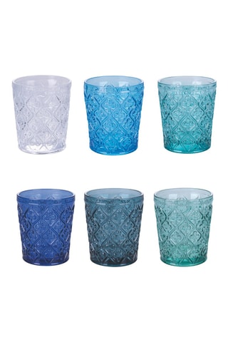 6 Waterglazen Shades Of - 32,5 cl