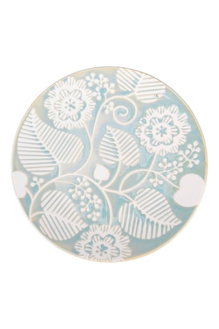 4 Platte Keramische Borden - 22 cm