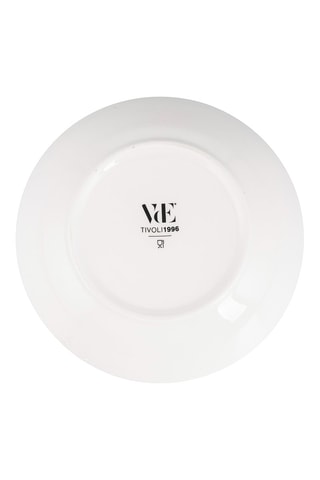 6 Porseleinen Platte Borden - 27 cm