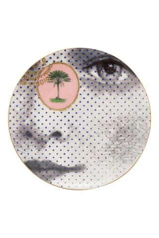 6 assiettes plates en porcelaine Heritage - 12 cm