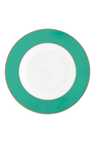 6 assiettes creuses en porcelaine Chique - 23,5 cm