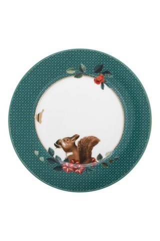 6 assiettes à pain en porcelaine Winter Wonderland - 17,4 cm