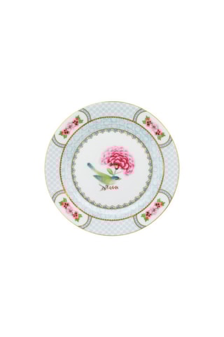 6 assiettes à pain en porcelaine Blushing Birds - 17 cm