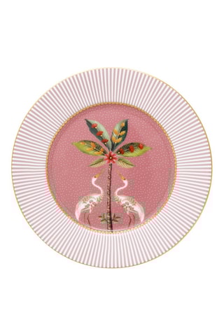 6 assiettes à pain en porcelaine La Majorelle - 17,4 cm
