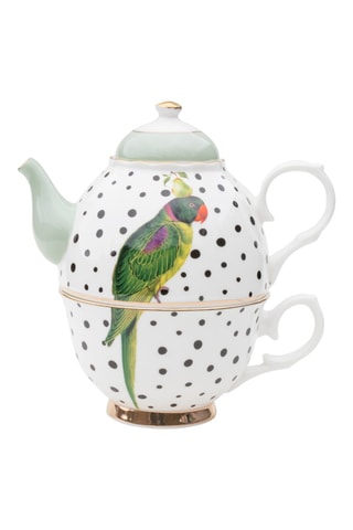 Théière en porcelaine Perroquet - 36 cl
