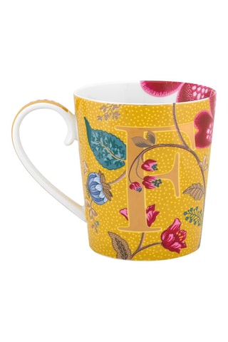 Mug en porcelaine Alphabet F 35 cl