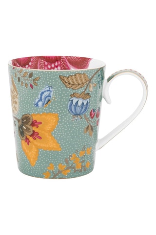 Mug en porcelaine Alphabet Floral K - 35 cl
