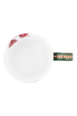 Mug en porcelaine Alphabet Floral H - 35 cl