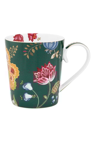 Mug en porcelaine Alphabet Floral T - 35 cl