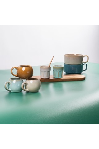 4 Aardewerk Mokken 4 Toni - 36 cl