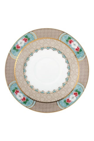 6 tasses à café avec soucoupe en porcelaine Blushing Birds - 28 cl