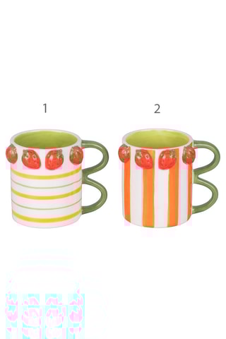 2 Keramische Mokken - 35 cl