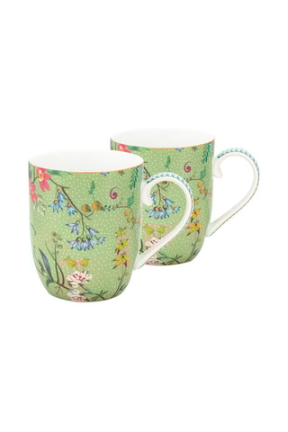 2 tasses à café en porcelaine Jolie - 14,5 cl