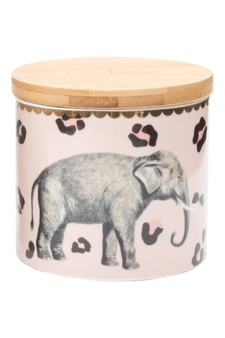 Pot hermétique en porcelaine Eléphant - 9 cm