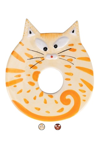 2 Keramische Eierhouders Miao - 17,2 x 2,3 x 15,2 cm