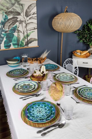 Porseleinen Servies Cala Jondal 18-delig