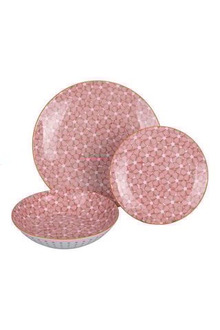 Porseleinen Servies Confusion in Colors - 18-delig