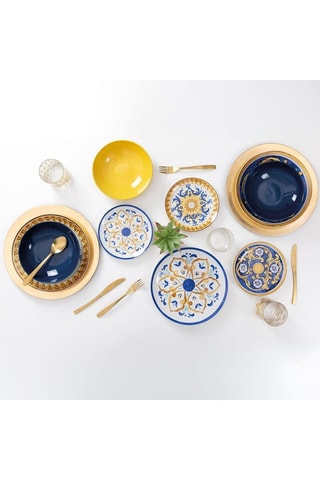 Porseleinen en Aardewerk Servies Sicilia - 18-delig