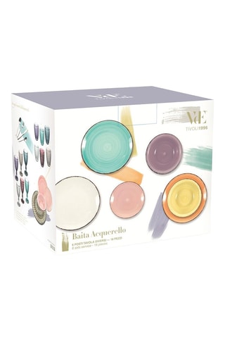 Aardewerk Servies - 18-delig