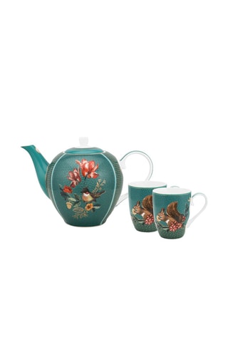 Service à thé en porcelaine Winter Wonderland - 3 pièces