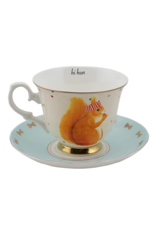 Service à thé en porcelaine Souris & Ecureuil - 2 personnes