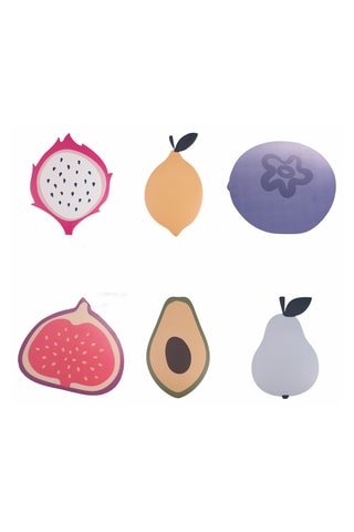 6 Onderzetters Fruits - Multicolor