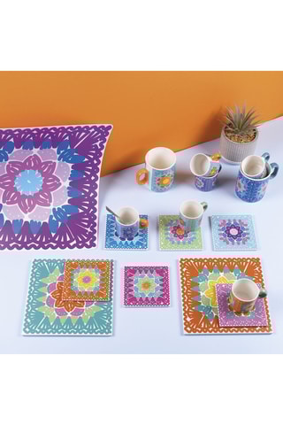 3 Placemats Placemat - 37 x 37 cm
