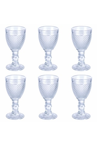 6 Likeurglazen Diamond- 5 cl