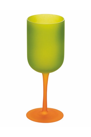 6 Voetglazen Color Shock - 45 cl