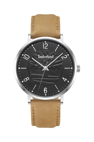 Leren Horloge - Beige en Zilverkleurig