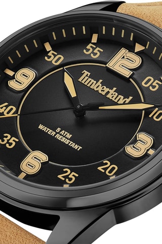 Leren Horloge - Beige en Zwart