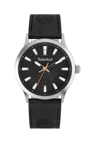 Leren Horloge - Zwart en Zilverkleurig