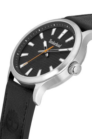 Leren Horloge - Zwart en Zilverkleurig