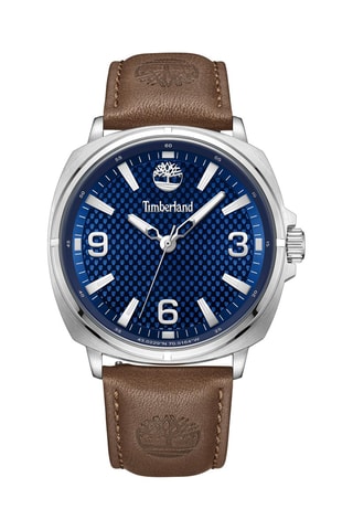 Leren Horloge - Bruin en Zilverkleurig