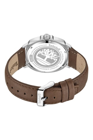 Leren Horloge - Bruin en Zilverkleurig