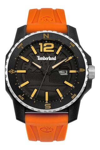 Siliconen Horloge - Oranje en Zwart