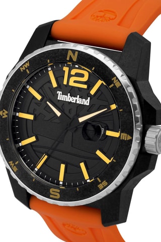 Siliconen Horloge - Oranje en Zwart