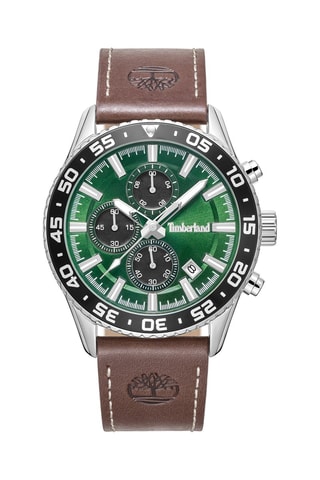 Orologio in pelle - Cronografo - Marrone e nero