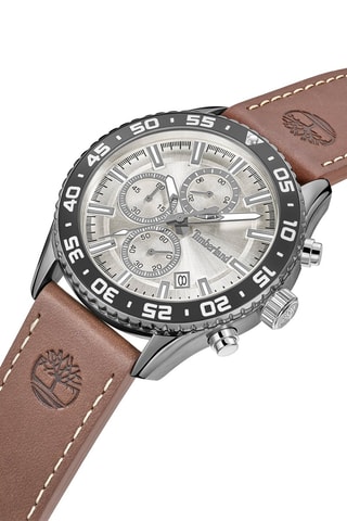 Orologio in pelle - Cronografo - Marrone e nero