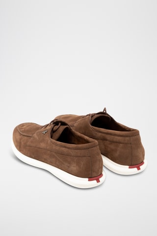 Derbies de couro - Castanho