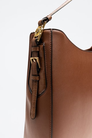 Mala de ombro Forest Castanho-escuro