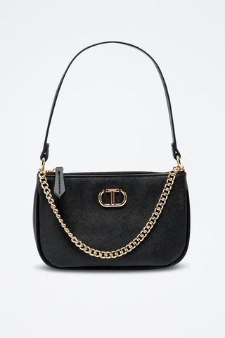 Mini mala de ombro - Preto