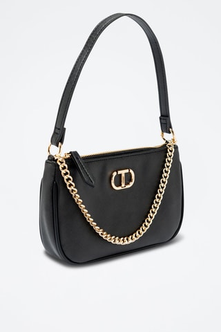 Mini mala de ombro - Preto