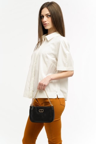 Mini mala de ombro - Preto