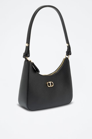 Mini mala de ombro - Preto