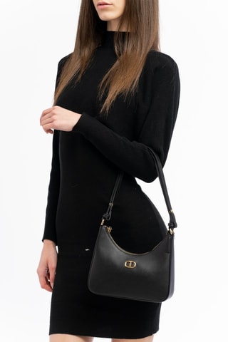 Mini mala de ombro - Preto