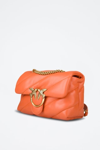 Mala a tiracolo em couro de carneiro - Laranja