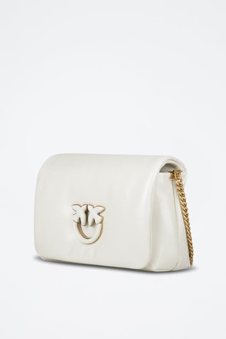 Mala a tiracolo em couro de carneiro - Branco