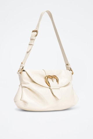 Mala de ombro de couro - Branco