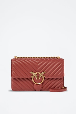 Sac bandoulière en cuir de mouton - Rouge